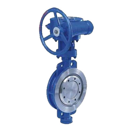 Manual worm wheel multilayer composite hard sealing butterfly valve