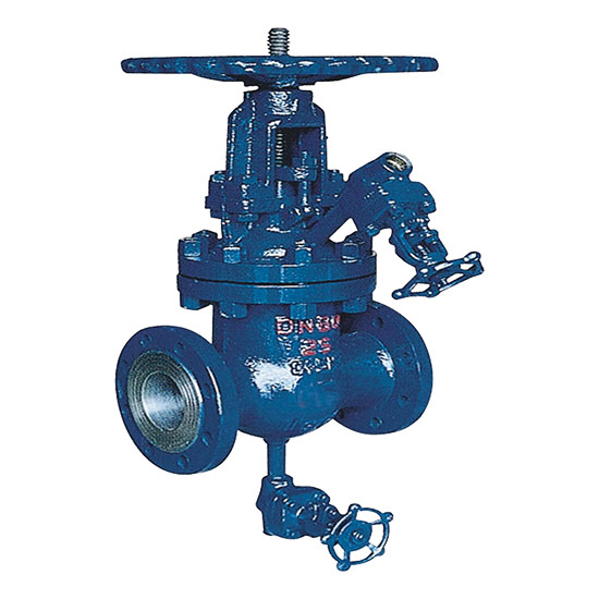 Gate Valve With Blow-spoon Hole