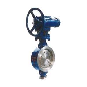 Manual worm wheel multilayer composite hard sealing butterfly valve